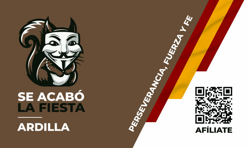 Tarjeta oficial de Ardilla
